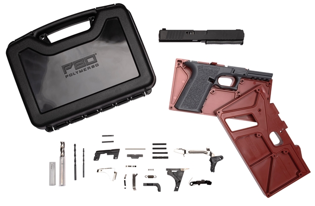 Picture of Polymer80 Pf940v2bbsgry Pf940v2 Buy Build Shoot Kit Glock 17/22 Gen3 Polymer Gray 15Rd