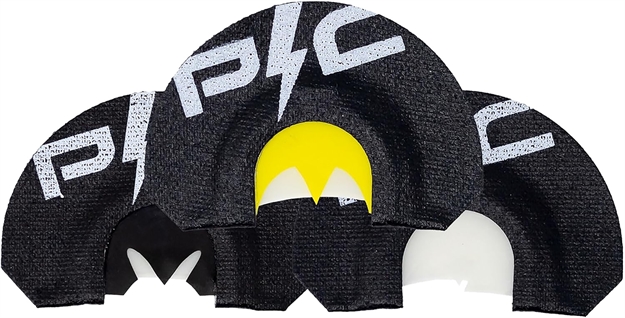 Picture of  Power Calls 24226 Short Circuit Combo  Diaphragm Call Turkey Hen Sounds Attracts Turkeys Black 3 Pack 710617242266