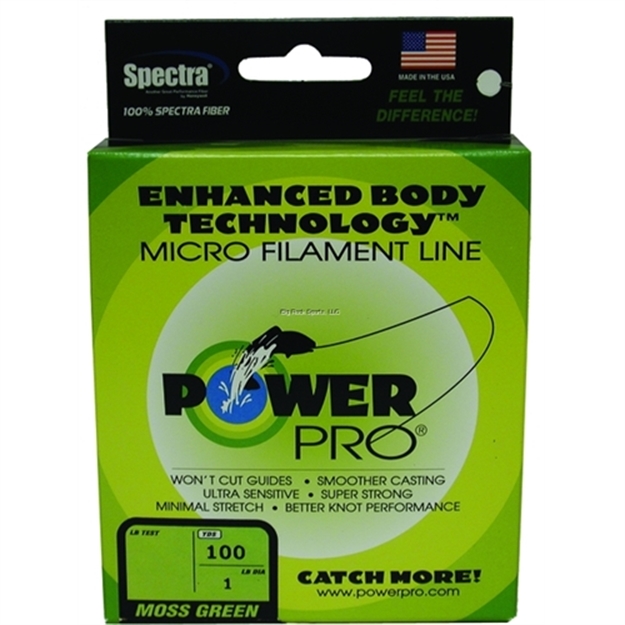Picture of Power Pro Spectra Braided Fishing Line 15Lb 100 YD Green