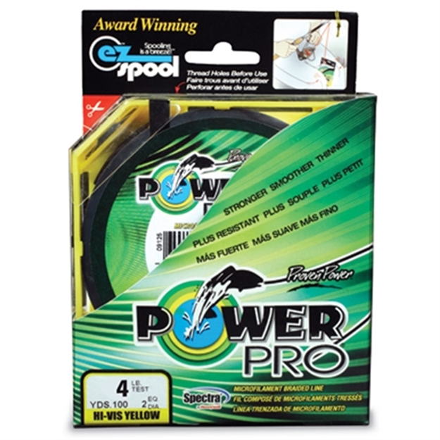 Picture of Power Pro Spectra Braided Fishing Line 50Lb 1500 YD Hi-Vis Yellow