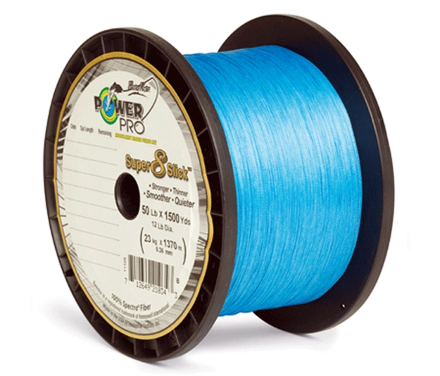 Picture of Power Pro Super 8 Slick Braided Fishing Line 15Lb 150 YD Marine Blue