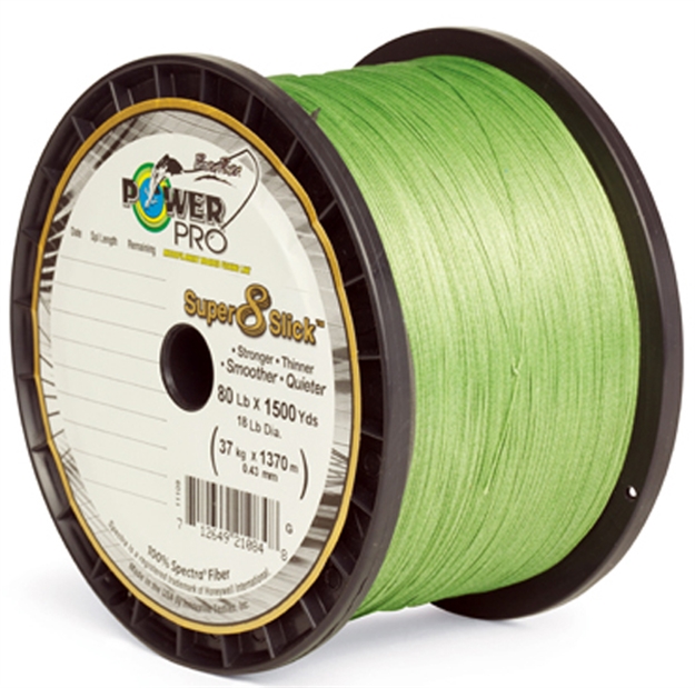 Picture of Power Pro Super 8 Slick Braided Fishing Line 30Lb 150 YD Aqua Green