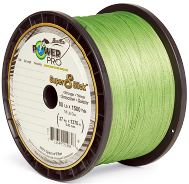 Picture of Power Pro Super 8 Slick Braided Fishing Line 40Lb 150 YD Aqua Green