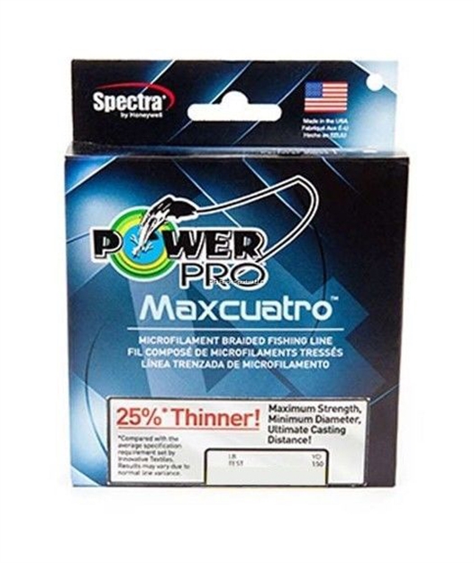 Picture of Power Pro Maxcuatro Spectra HT Braided Fishing Line 80Lb 3000Yd White