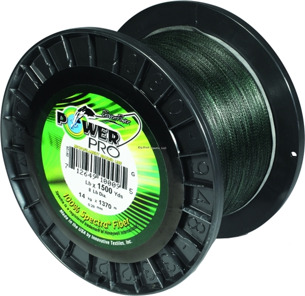 Picture of Power Pro Spectra Braided Fishing Line 40Lb 500 YD Green
