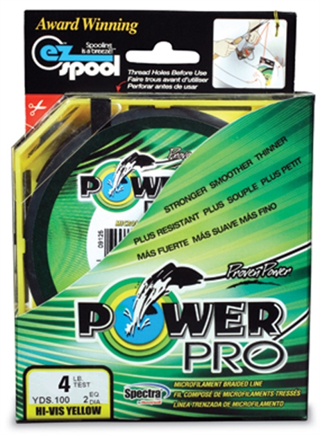 Picture of Power Pro Spectra Braided Fishing Line 65Lb 1500 YD Hi-Vis Yellow