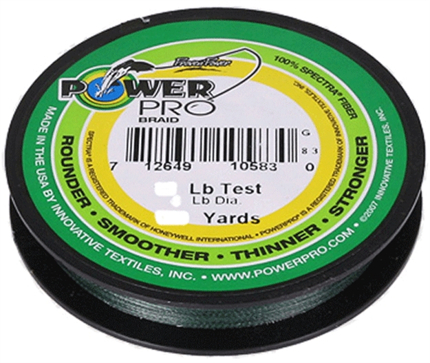 Picture of Power Pro Spectra Braided Fishing Line 65Lb 3000 YD Green