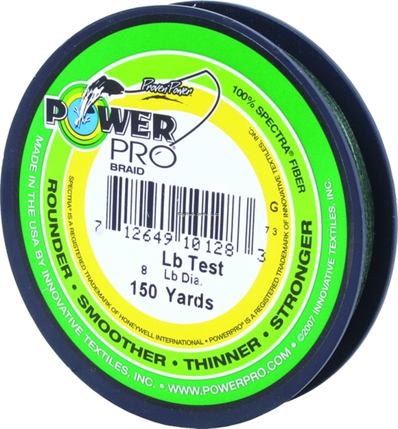 Picture of Power Pro Spectra Braided Fishing Line 8Lb 150 YD Green