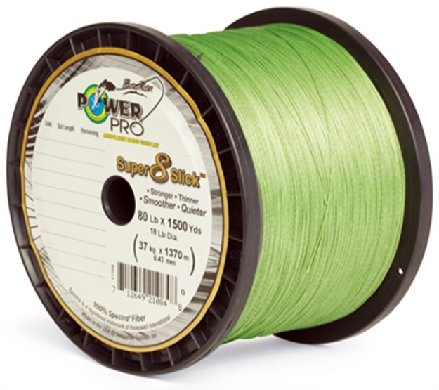 Picture of Power Pro Super 8 Slick Braided Fishing Line 20Lb 300 YD Aqua Green