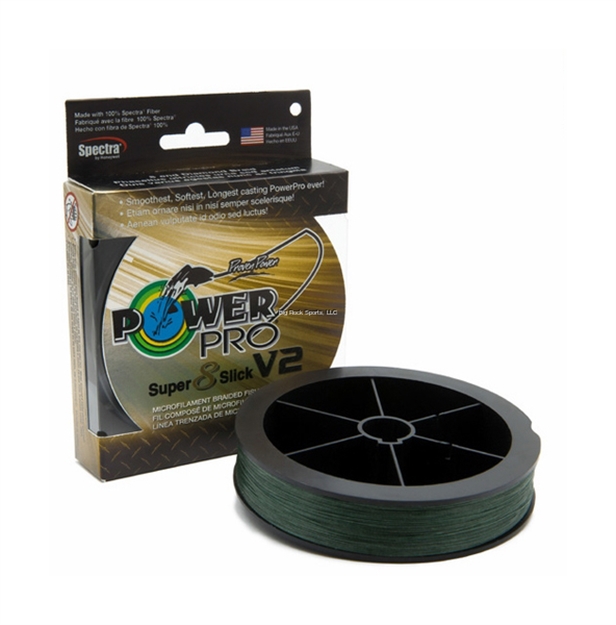 Picture of Power Pro Super Slick V2 8Lb 1500Yd Moss Green