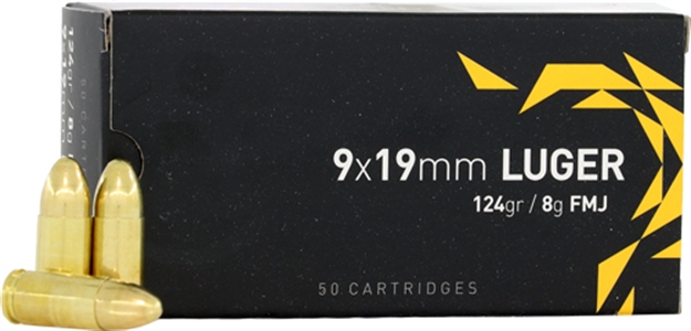 Picture of Ppu - Prvi Partizan Ammo 9Mm 124Gr Fmj 50Rd 20Bx/Cs AIG9MM