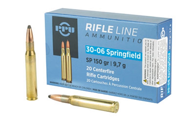 Picture of  Ppu Pp30061 Standard Rifle  30-06Springfield 150Gr Soft Point 20 Per Box/10 Case 605003812517