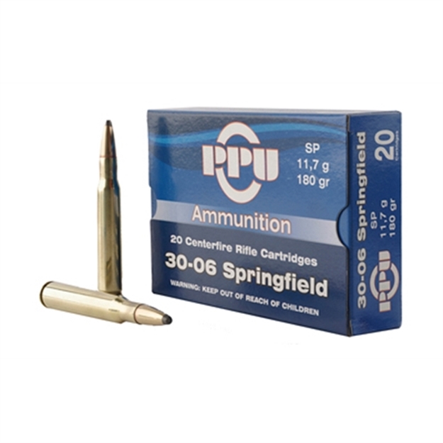 Picture of  Ppu Pp30063 Standard Rifle  30-06Springfield 180Gr Soft Point 20 Per Box/10 Case 605003812531