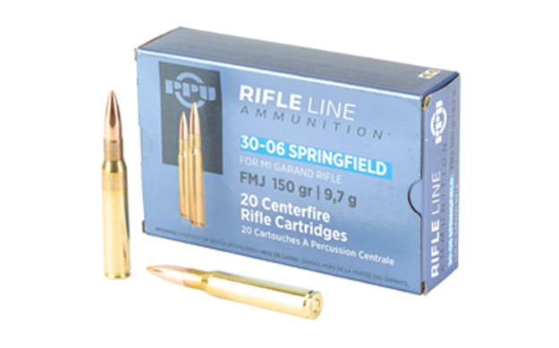 Picture of Ppu 3006 150Gr Fmj M1 Garand 20Bx PP3006G 8605003812494