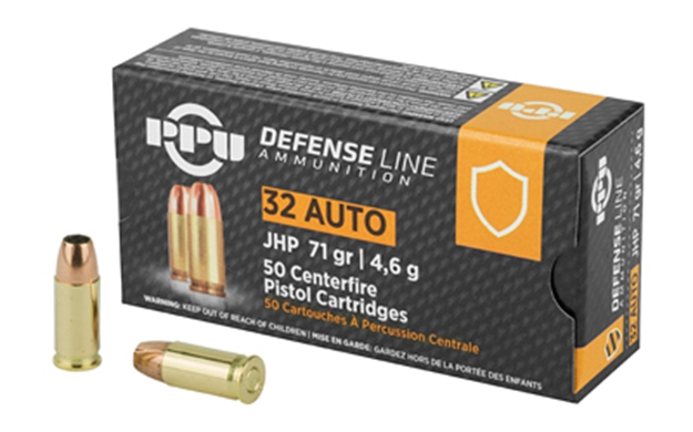 Picture of  Ppu Ppd32a Defense  32Acp 71Gr Jacketed Hollow Point 50 Per Box/20 Case 8605003813033