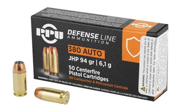 Picture of  Ppu Ppd380a Defense  380Acp 94Gr Jacketed Hollow Point 50 Per Box/20 Case 8605003813057