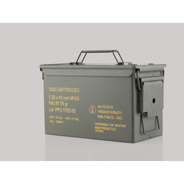 Picture of Ppu 5.56X45 M193 Fmjbt 55Gr MC 1000 Rds