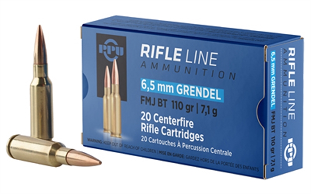 Picture of Ppu 6.5 Grendel 110Gr Fmj-Bt 20Rd 25Bx/Cs PP6GF