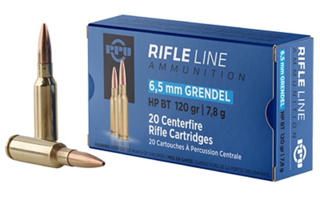 Picture of Ppu Rifle Ammo 6.5 Grendel Hpbt 125 GR 20 Rnd PP6GH