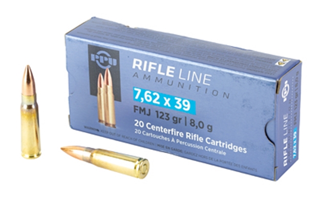 Picture of  Tr&Z Pp739f Metric Rifle Rifle Line 7.62X39mm 123 GR Full Metal Jacket 20 Per Box/ 50 Case 8605003820956