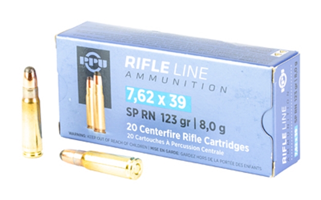 Picture of  Tr&Z Pp739s Metric Rifle Rifle Line 7.62X39mm 123 GR Round Nose Soft Point 20 Per Box/ 50 Case