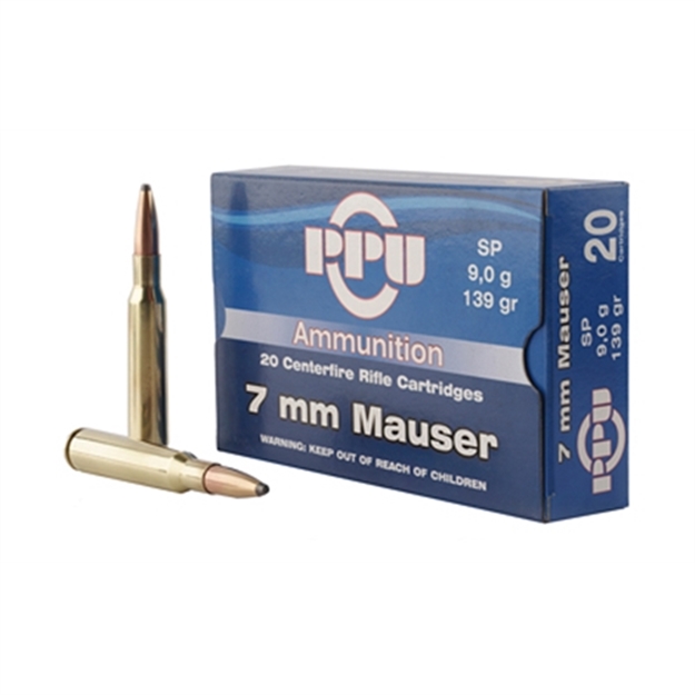 Picture of Ppu Pp7 Metric Rifle  7Mmmauser 139Gr Soft Point 20 Per Box/10 Case PP3003 605003812777