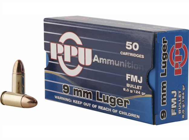 Picture of Prvi Partisan 9Mm Luger Fmj 124Gr. PPH9F2 8605003813262