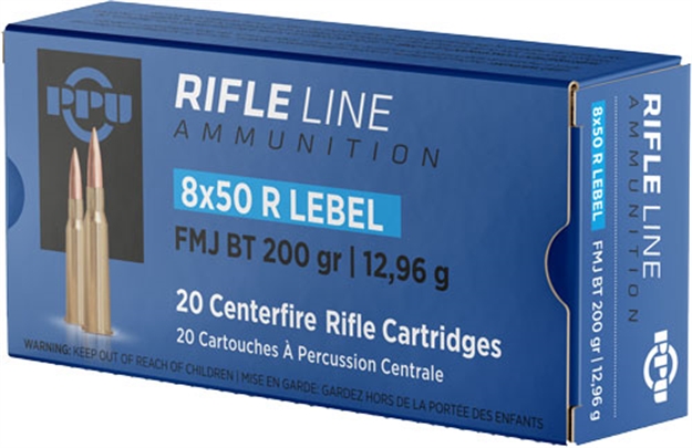 Picture of Ppu Ammo 8X50r Lebel 200Gr. Fmj 20-Pack