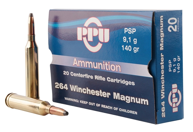 Picture of  Ppu Pp264 Standard Rifle  264Winmag 140Gr Pointed Soft Point 20 Per Box/10 Case
