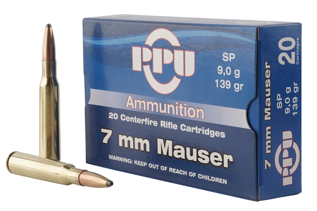 Picture of Ppu Pp7 Metric Rifle  7Mmmauser 139Gr Soft Point 20 Per Box/10 Case PP3003 605003812777