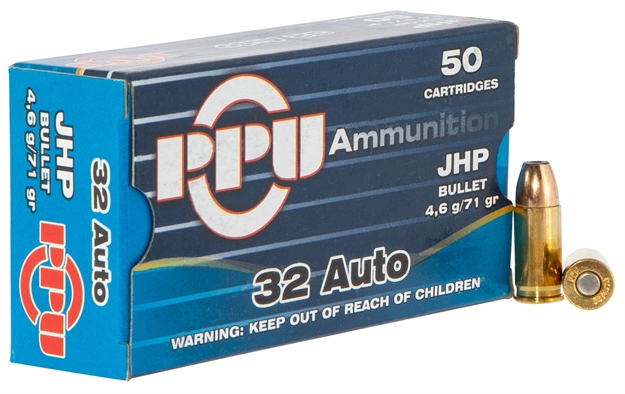 Picture of  Ppu Ppd32a Defense  32Acp 71Gr Jacketed Hollow Point 50 Per Box/20 Case