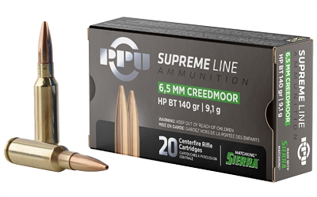 Picture of  Tr&Z Ppmk65c  Supreme Line 6.5 Creedmoor 140 GR Sierra Matchking Bthp 20 Per Box/ 10 Case