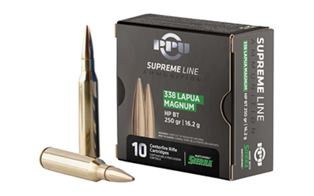 Picture of  Tr&Z Ppmk338  Supreme Line 338 Lapua Mag 250 GR Sierra Matchking Bthp 10 Per Box/ 10 Case 8605003821090