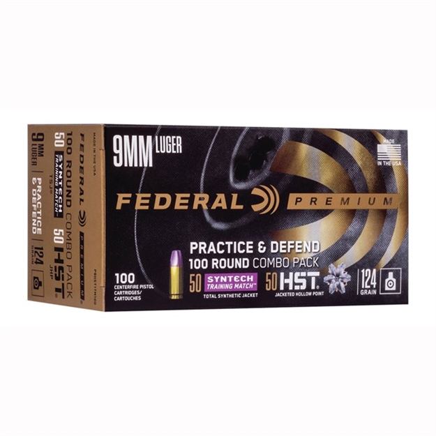 Picture of Practice & Defense 9Mm Luger Ammo 100054133 -