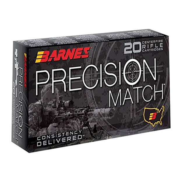 Picture of Barnes Precision Match Rifle Ammo 6.5 Grendel, Match Burner Otm Bt, 120 Gr, 20 Rnd BB65GR2
