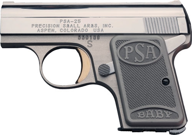 Picture of Precision Small Arms Psa-25 Baby Featherweight .25Acp 2.13" 6Rd S/S Slide
