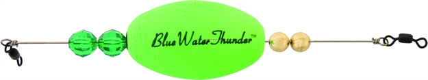 Picture of Precision Tackle Blue Water Thunder 2.5" Wghted Oval Green