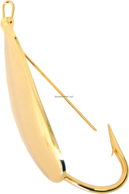 Picture of Precision Tackle Flats Intruder Weedless Spoon, 1/4 Oz, Gold