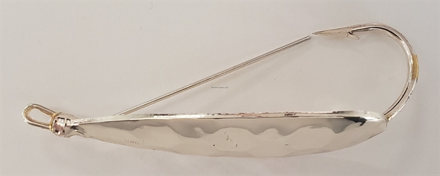 Picture of Precision Tackle The Hex Weedless Spoon - 1/4 OZ Silver