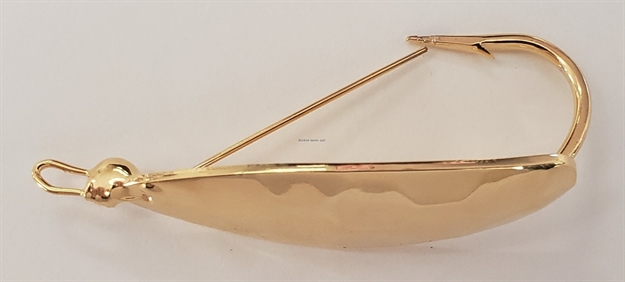 Picture of Precision Tackle The Hex Weedless Spoon - 1/8 OZ Gold