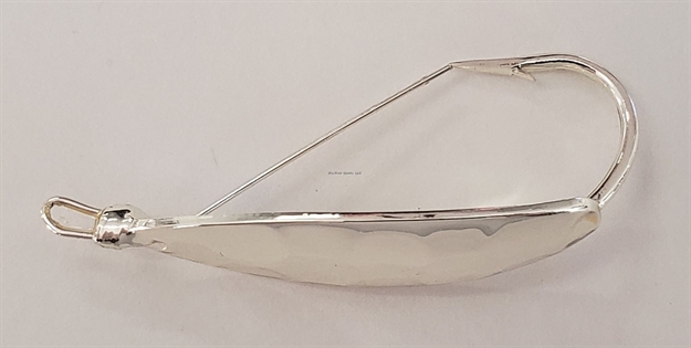 Picture of Precision Tackle The Hex Weedless Spoon - 1/8 OZ Silver