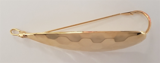 Picture of Precision Tackle The Hex Weedless Spoon - 3/4 OZ Gold