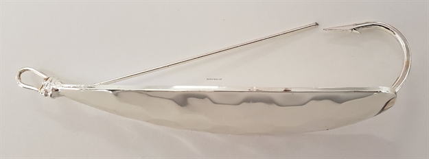 Picture of Precision Tackle The Hex Weedless Spoon - 3/4 OZ Silver