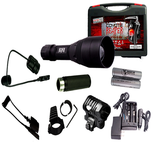 Picture of Predator Tactics Coyote Reaper Rifle/Bow Edition Kit - Double Led  (Red & White Leds) 400 Yard Predator & Hog Gun & Bow Light Kit