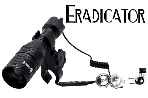 Picture of Predator Tactics Inc 97414 Eradicator  Waterproof Aluminum Alloy Led Red/Green Filter