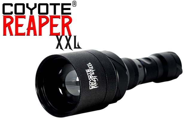 Picture of  Predator Tactics 97436 Coyote Reaper Xxl Double Red/Green Led Matte Black Aluminum 750 Yds