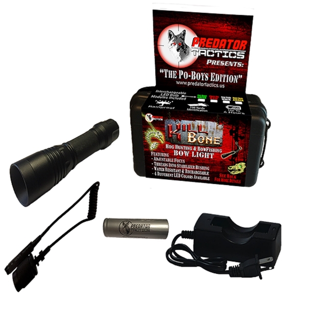 Picture of Predator Tactics Killbone Po-Boys 4 Led Light Gn/Am/Rd/Wt