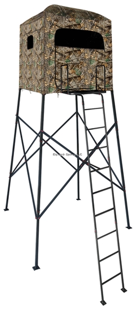 Picture of Primal Treestands The Garrison 12' Deluxe Quad Pod W/ Blind Enclosure