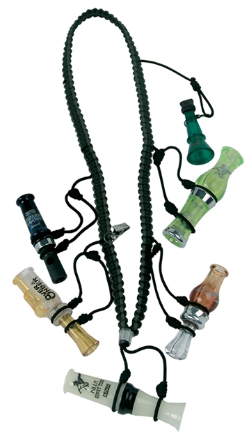 Picture of  Primos 69628 Waterfowler's Call Lanyard  Black Nylon 010135696283