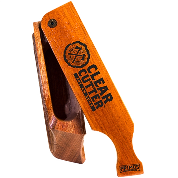 Picture of  Primos Ps244 Clear Cutter  Box Call Turkey Hen Sounds Attracts Turkeys Brown Mahogany/Walnut